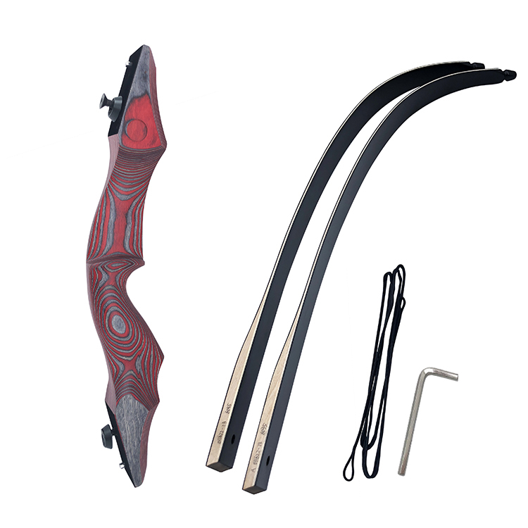 OEM Private Label Shatterproof High Quality Bamboo Limbs Recurve Bows Riser